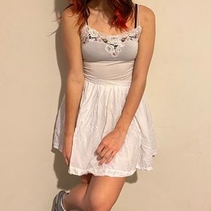 White skirt